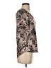 Dex Brown Short Sleeve Top Size M - photo 4