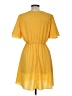 Unbranded 100% Polyester Polka Dots Yellow Casual Dress Size M - photo 2