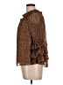 CeCe 100% Polyester Brown 3/4 Sleeve Blouse Size L - photo 5