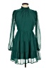Trixxi 100% Polyester Green Cocktail Dress Size L - photo 1