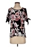 Adele & May Black Short Sleeve Blouse Size M - photo 1