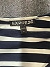 Express Stripes Blue Casual Dress Size 10 - photo 7