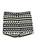 Ann Taylor Chevron-herringbone Ivory Shorts Size 8 - photo 1