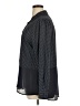 Van Heusen Polka Dots Black Long Sleeve Blouse Size XL - photo 5