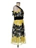 Cato Graphic Yellow Cocktail Dress Size 6 - photo 4