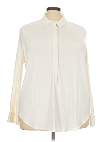 Universal Standard Long Sleeve Blouse (view 1)