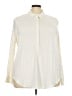 Universal Standard Color Block Ivory Long Sleeve Blouse Size 22 (L) - photo 1