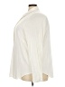Universal Standard Color Block Ivory Long Sleeve Blouse Size 22 (L) - photo 5