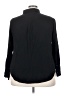 Torrid Solid Black 3/4 Sleeve Button-Down Shirt Size 3X Plus (3) - photo 2