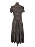 BCBGMAXAZRIA Print Gray Casual Dress Size M - photo 2
