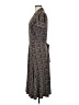 BCBGMAXAZRIA Print Gray Casual Dress Size M - photo 5