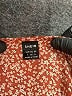 Shein 100% Polyester Red Short Sleeve Blouse Size S - photo 7