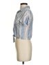 Sim & Sam 100% Rayon Stripes Blue Short Sleeve Blouse Size S - photo 5