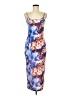 Assorted Brands Print Blue Cocktail Dress Size M - photo 1