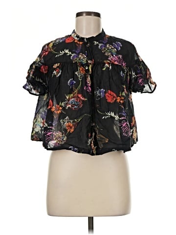 Free People Short Sleeve Blouse (view 1)