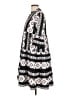 Unbranded 100% Polyester Aztec Or Tribal Print Checkered-gingham Stripes Black Casual Dress Size L - photo 5