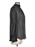 H&M Metallic Silver Long Sleeve Blouse Size L - photo 4