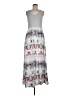 Athleta 100% Rayon Graphic Gray Casual Dress Size M - photo 1
