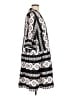 Unbranded 100% Polyester Aztec Or Tribal Print Checkered-gingham Stripes Black Casual Dress Size L - photo 4