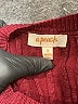 Peach Burgundy Cocktail Dress Size L - photo 7