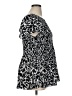 Ninety 100% Polyester Graphic Black Casual Dress Size 1X - photo 4