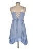 Forever 21 100% Polyester Solid Blue Casual Dress Size M - photo 2