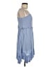 Forever 21 100% Polyester Solid Blue Casual Dress Size M - photo 4