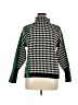 Unbranded 100% Polyester Houndstooth Green Turtleneck Sweater Size XL - photo 1