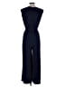 Max Studio Solid Blue Jumpsuit Size M - photo 2