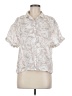Unbranded Paisley Ivory Short Sleeve Blouse Size M (estimated) - photo 1