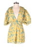 Nasty Gal Inc. Floral Yellow Romper Size 2 - photo 1