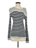 Talbots Stripes Silver Pullover Sweater Size S - photo 1