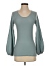 Calypso by Christiane Celle 100% Cashmere Solid Blue Teal Cashmere Pullover Sweater Size XS - photo 1