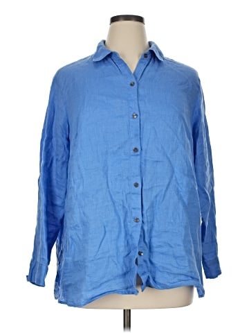 J.Jill 3/4 Sleeve Button-Down Shirt (view 1)