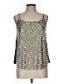 J.Crew 100% Polyester Silver Sleeveless Top Size L - photo 1