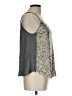 J.Crew 100% Polyester Silver Sleeveless Top Size L - photo 4
