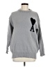 Unbranded Hearts Gray Pullover Sweater Size M (estimated) - photo 1