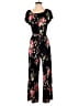Beeson River Floral Black Jumpsuit Size S (estimated) - photo 1