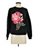 Ted Baker London 100% Cotton Floral Black Sweatshirt Size 4 (1) - photo 1