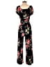Beeson River Floral Black Jumpsuit Size S (estimated) - photo 2
