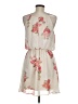 Mind Code 100% Polyester Floral Ivory Casual Dress Size M - photo 2
