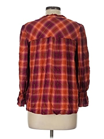 Cato 3/4 Sleeve Button-Down Shirt (view 2)