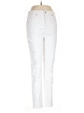 Madewell 10" High-Rise Skinny Jeans in Pure White (view 1)