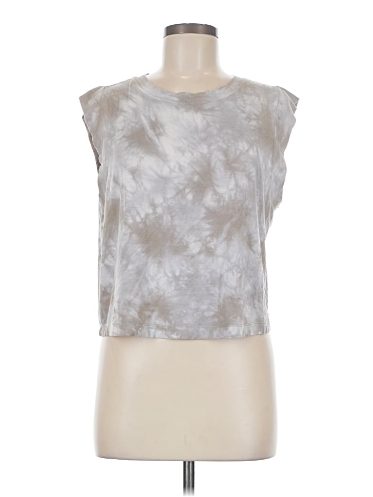 Pre-owned Joylab Sleeveless T-shirt In Silver