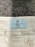 Class Club 100% Polyester Solid Ivory Khaki Shorts Size 14 - photo 3