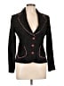 Alannah Hill 100% Cotton Tweed Black Blazer Size 12 - photo 1