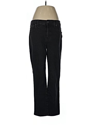 Madewell The Mid-Rise Perfect Vintage Jeans in Clean Black Wash (view 1)
