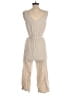 Kensie Solid Ivory Jumpsuit Size XS - photo 2