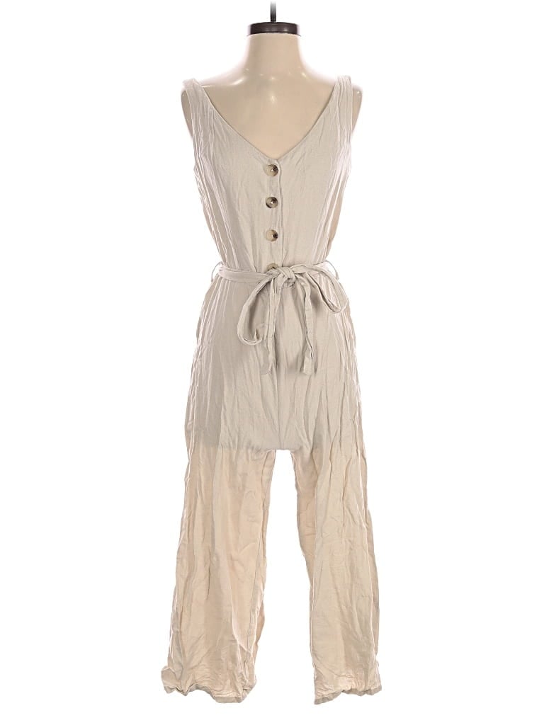 Pre-owned Kensie Jumpsuit In Ivory