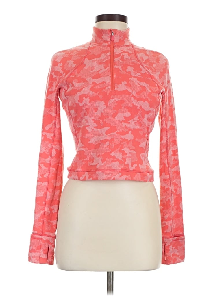 Pre-owned Lululemon Athletica Track Jacket In Pink